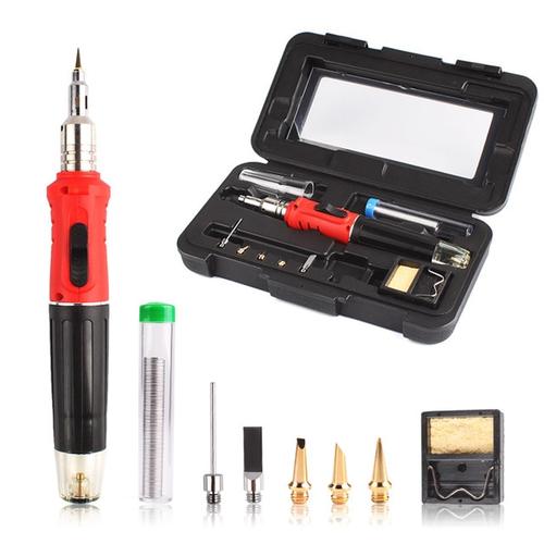 CORDLESS BUTANE SOLDERING IRON & BLOW TORCH KIT PERFECT FOR PROFESSIONAL & DIY USE