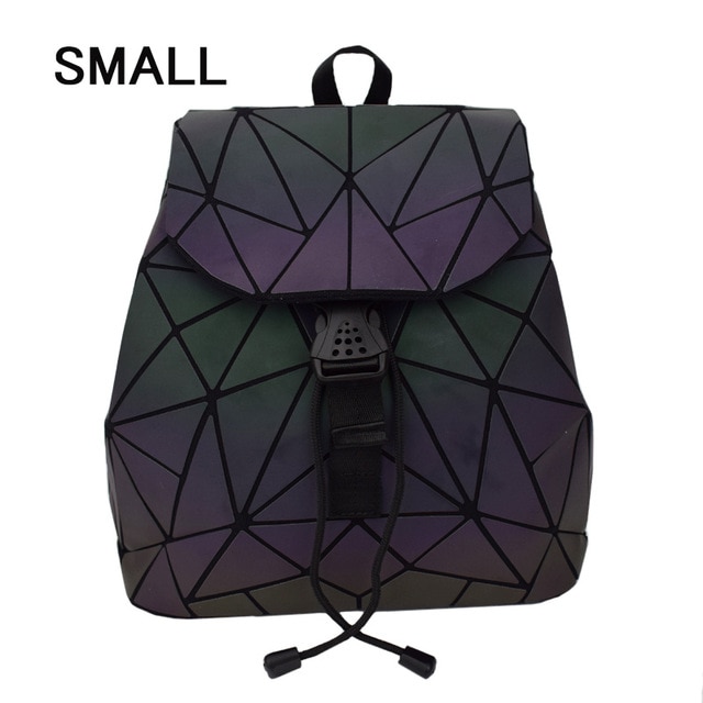 small holographic backpack