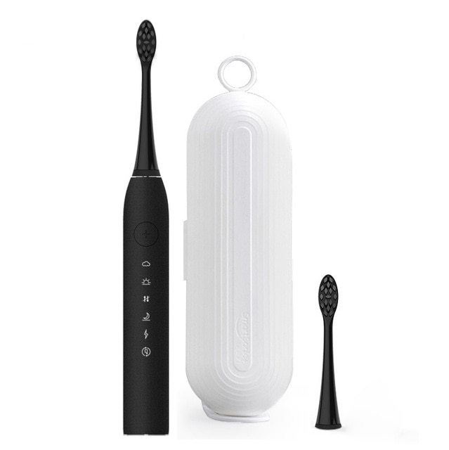 ORAL SONIC ELECTRIC TOOTHBRUSH KEEPS TEETH BRIGHT, HEALTHY, & CLEAN