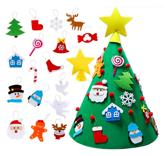 3D DIY Felt Christmas Tree