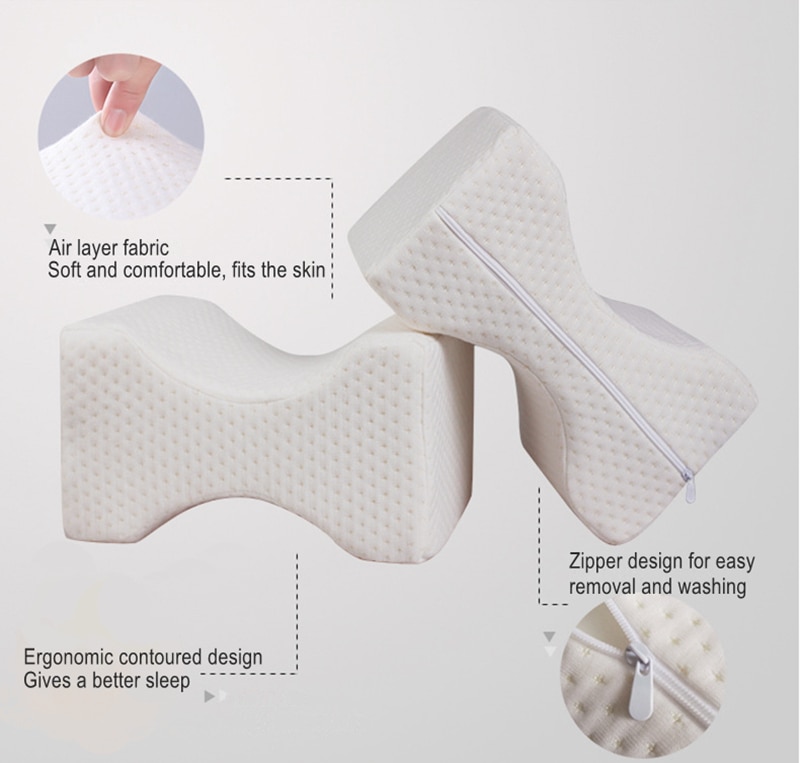 Orthopedic Knee Wedge Pillow Pain Relief Leg Pad Support Cushion