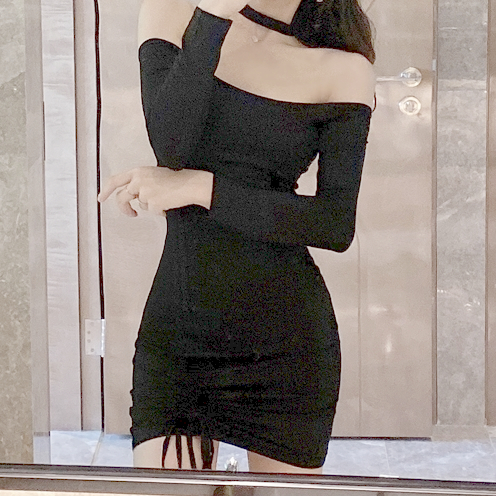 tight black strapless mini dress Women's Letisha Strapless Mini Dress Black in Size XL by Outcast main image 0