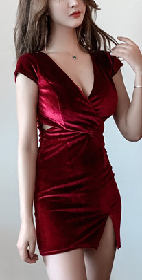 tight red dresses