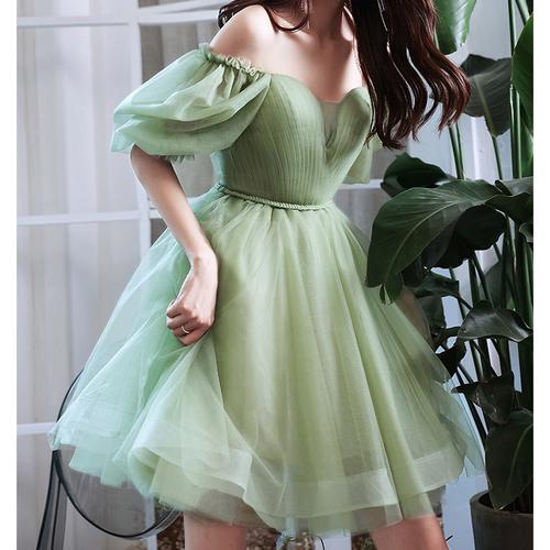 green casual mini dress Audrey Sage Green Sleeveless A-Line Mini Dress