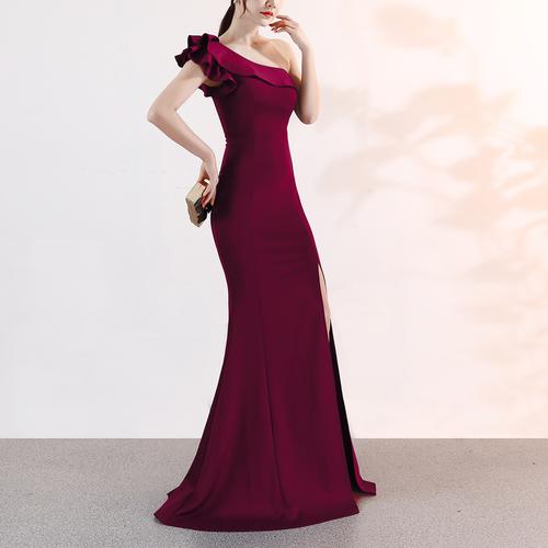 strapless open back dress Lewisa Maxi Dress Red