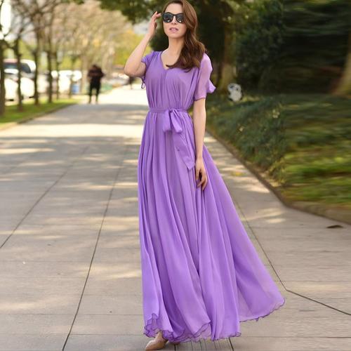 Emma's Enchantment Purple Maxi Dress