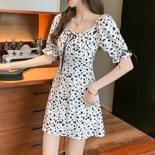 blue dress for baby girl Women's USA Made Black and White Cow Print Mini Shirt Dress or Tunic –  Classy Cozy Cool | Made in USA main image 0