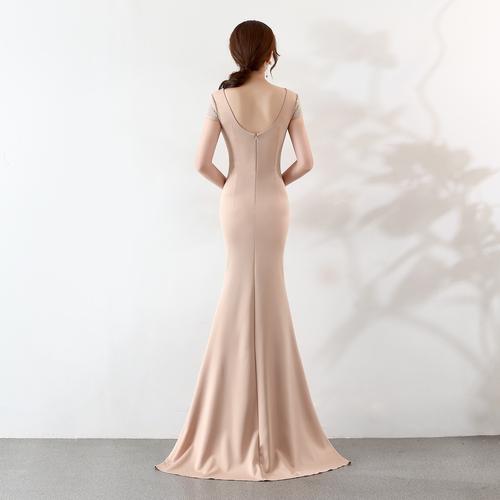 sachin and babi light blue dress Champagne Ball Gown V Neck Wedding Dress Pink Flowers main image 1