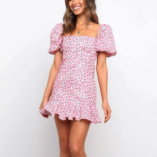 Robe D'été Courte Forever 21 Blanche/bleue/rose - Taille S, Neuf Avec étiquettes, Parfaite Pour L'été