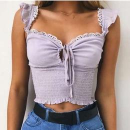Cute Purple Crop Top (Must-Have)