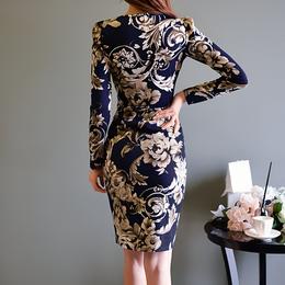 4510757 White Floral Pencil Dress