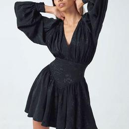 blue scrunched dress Powder Ruched Pleated Top Midi Features * Convertible neckline Reformation White Dress With Size:44/L magenta