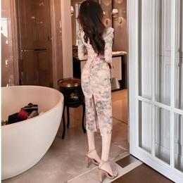 Sofia - Boho Patch Midi Dress main image 0