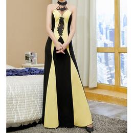 COLD SHOULDER DRESS - YELLOW main image 0