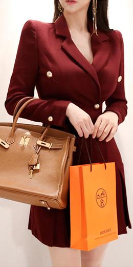 Dark Red Spring Coat (Beautiful)