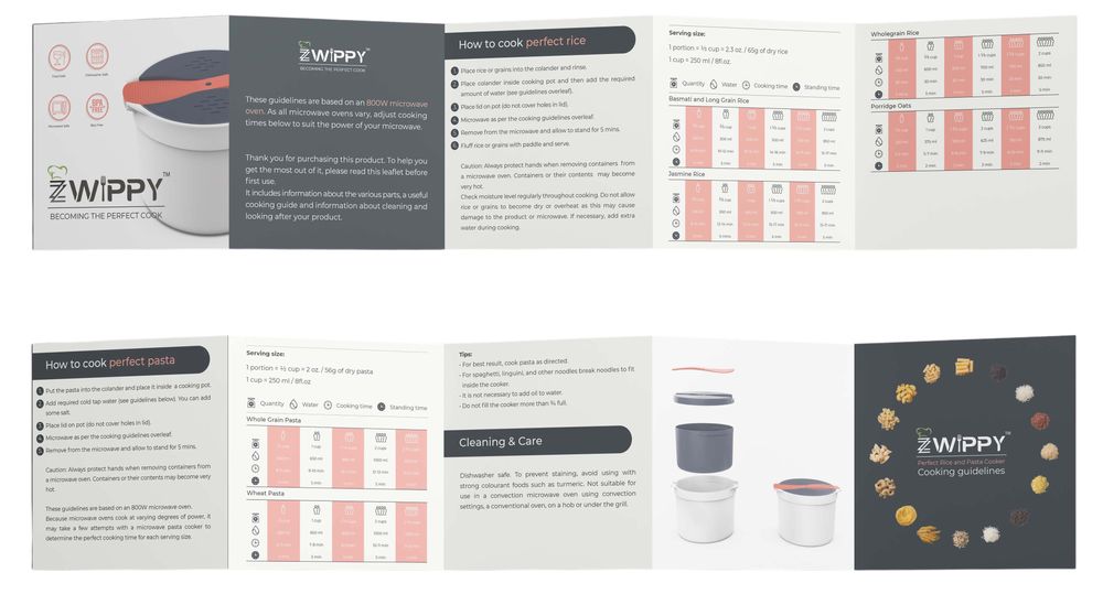 Zwippy Microwave Perfect Rice & Pasta Cooker