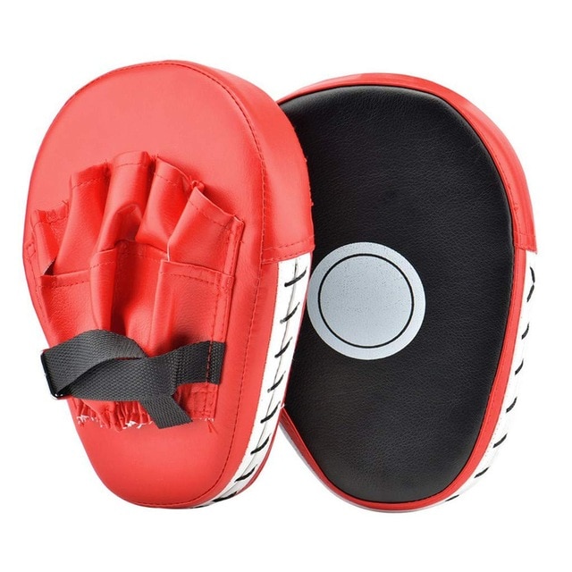 kickboxing gloves and pads
