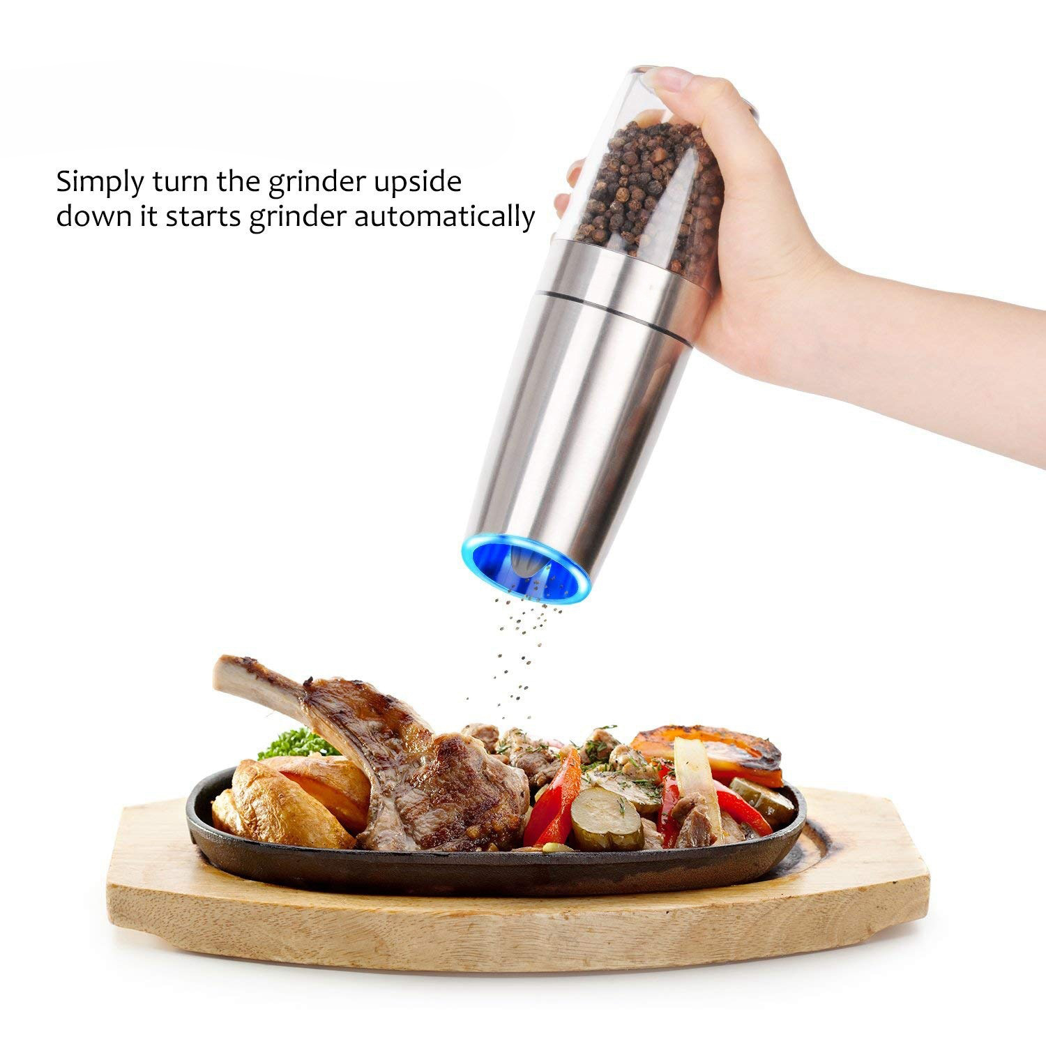 download automatic salt and pepper grinders