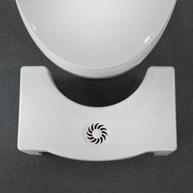 Folding Multifunctional Toilet Stool Helps You Comfortably Use The