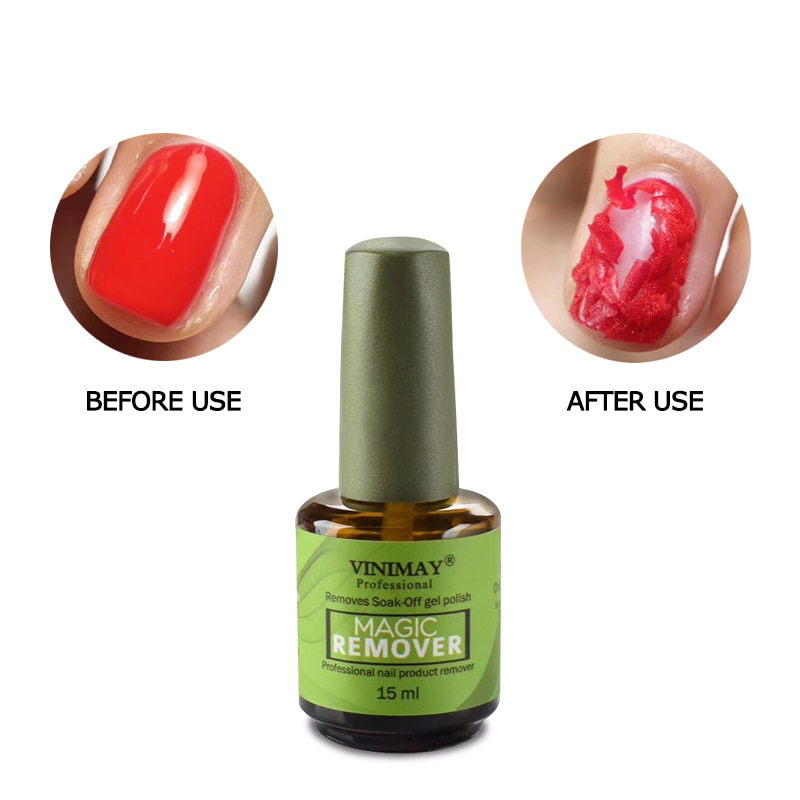 Magic Soak-off Gel Polish Remover - Non-harsh Formula Nourishes Nails