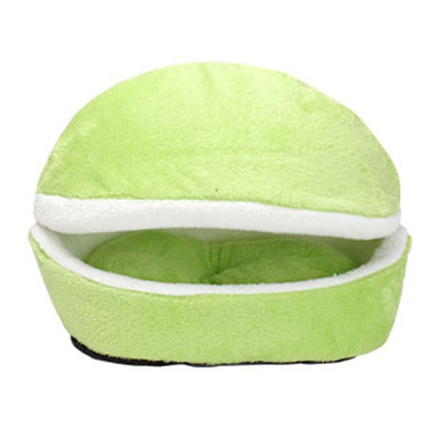 Hamburger Pet Bed Cute & Cozy!